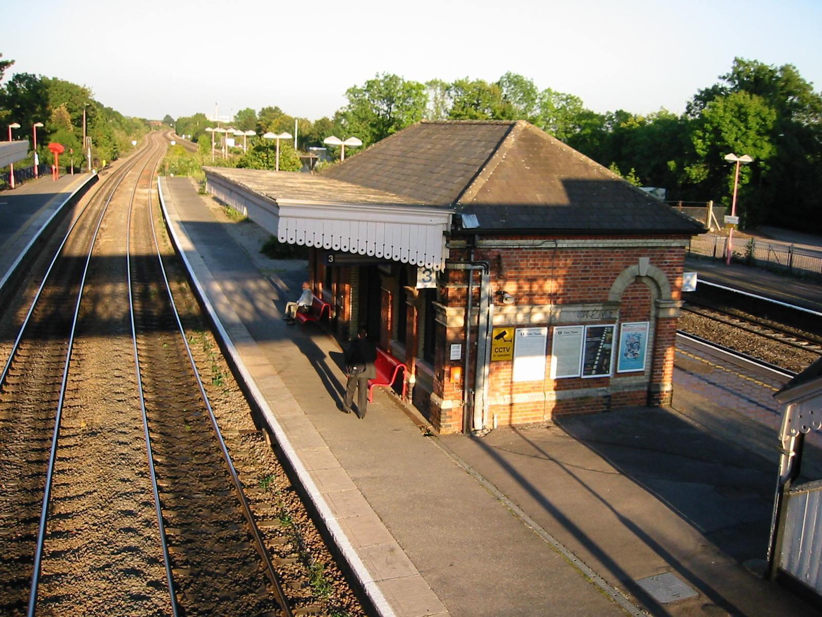 Taplow On Taplow Station footbridge between platform 4 and platform 3