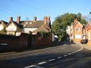 Looking across the junction of Berry Hill, Rectory Road, and Cliveden Road.
Bapsey cottages on the left, and Queen Anne's House on the right.