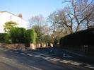 Looking down Rectory Road from the junction with Berry Hill.
Hill House on the left.