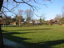Eastern part of Village Green.
Barn on the left, St Nicolas School in the centre, and School House on the right.