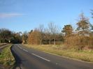 Boundary Road.
Speed-limit signs in the distance.
Trees alongside the road.