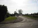 Looking West into Buffins.
Trees and grass area on the left.
Street light and parked cars.
Large trees in the distance.