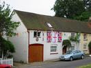 Houses on Rectory Road decked with flags for the Queen's Jubilee.