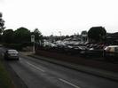 Looking across Institute Road at the forecourt of the SGT car showrooms.
