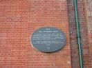 Commemorative plaque:
1838
The Sounding Arch
I. K. Brunel designed this bridge
The brick arches are the widest and flattest in the world -
each span is 128 feet with a rise of only 24 feet
This plaque was erected in European Architectural Heritage Year 1975