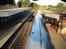 Train on platform 3.