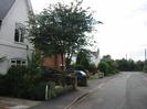 Looking west on Ye Meads.
Road with footway and houses on the left.
