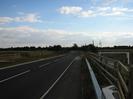 Looking south on Marsh Lane.
Railings and barrier on the right.
